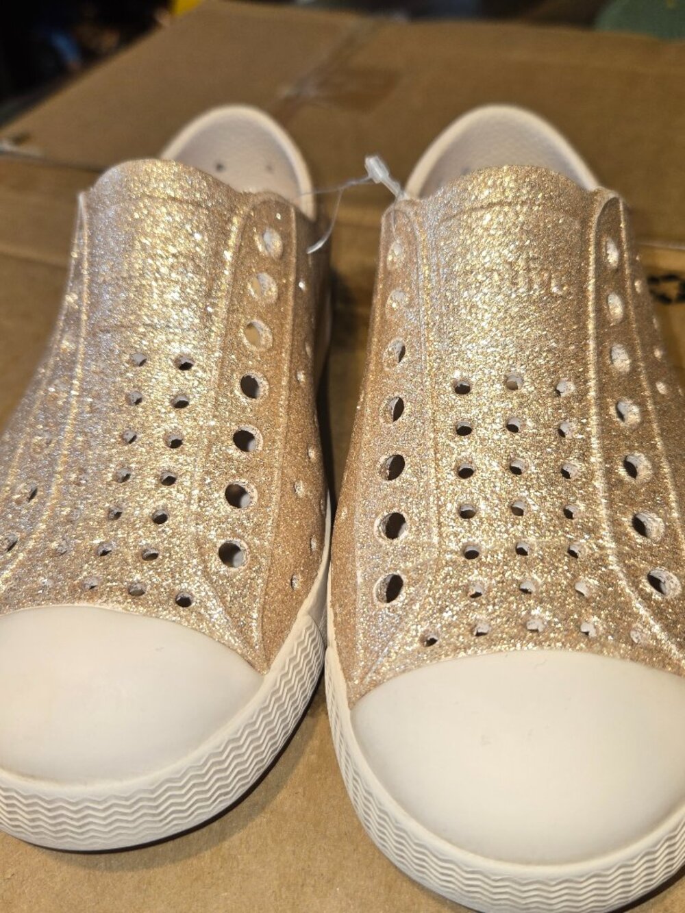 Native gold shoes kids